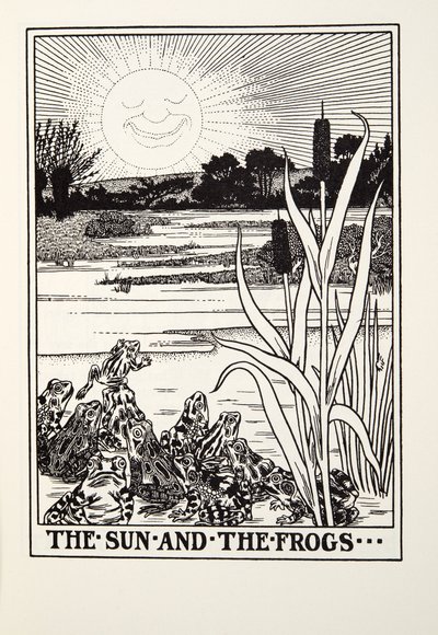 Il sole e le rane, dalle Favole di Fontaine da Percy J. Billingshurst