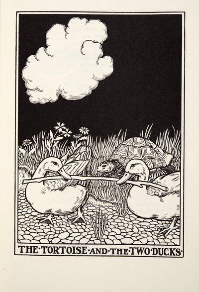 La tartaruga e le due anatre, dalle Favole di Fontaine da Percy J. Billingshurst