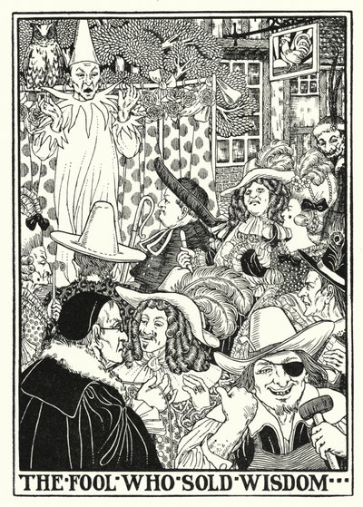 Favole di La Fontaine: Lo sciocco che vendette la saggezza (litografia) da Percy James Billinghurst