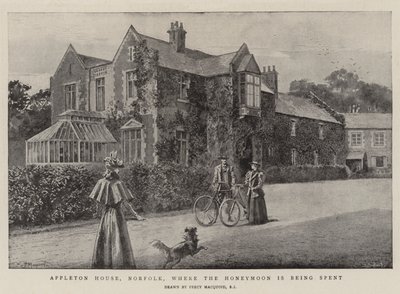 Appleton House, Norfolk, dove si sta trascorrendo la luna di miele da Percy Macquoid