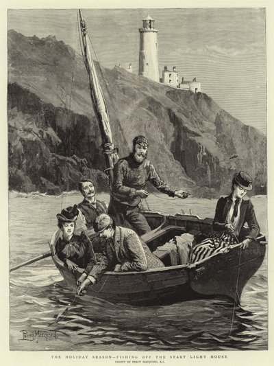 La Stagione delle Vacanze, Pesca al Faro di Start da Percy Macquoid