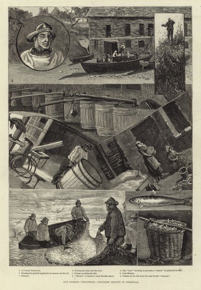 Le nostre industrie della pesca: la pesca delle sardine in Cornovaglia da Percy Robert Craft