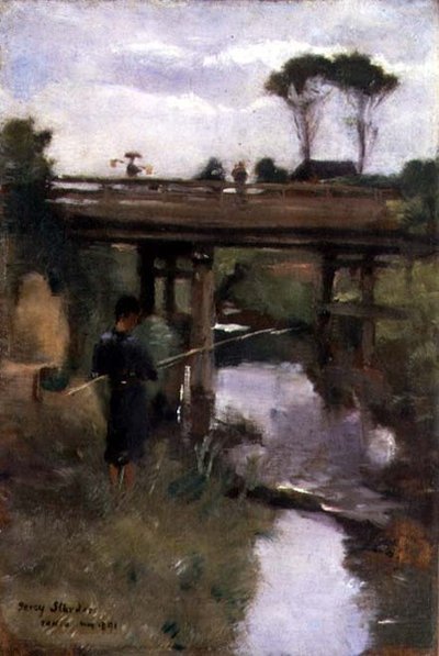 Pescatore, Tokyo, maggio 1891 da Percy Sturdee
