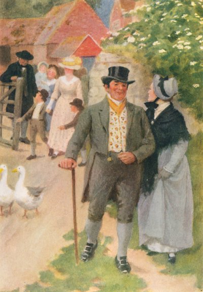 Illustrazione per Adam Bede di George Eliot (litografia a colori) da Percy Tarrant