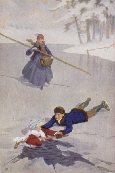Illustrazione per Piccole Donne di Louis M. Alcott da Percy Tarrant