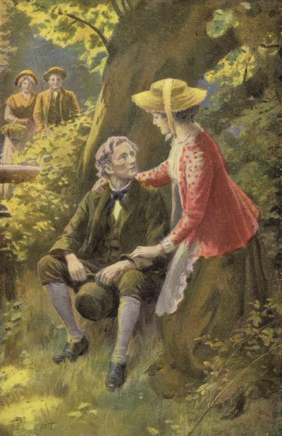Illustrazione per Silas Marner di George Eliot da Percy Tarrant