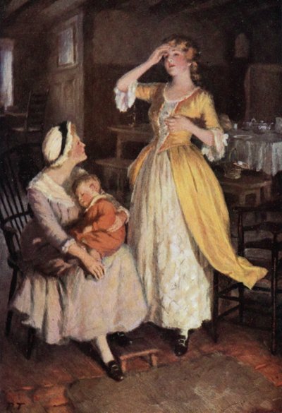 Illustrazione per Cime tempestose di Emily Bronte da Percy Tarrant