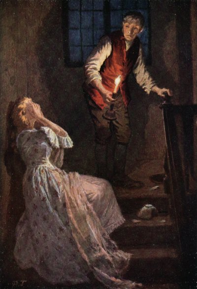 Illustrazione per Cime Tempestose di Emily Bronte da Percy Tarrant