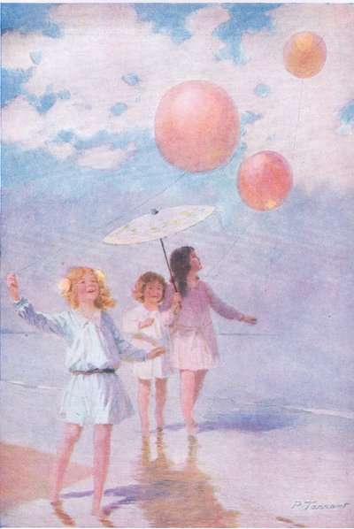 Sguazzare al sole, illustrazione da My Magazine da Percy Tarrant