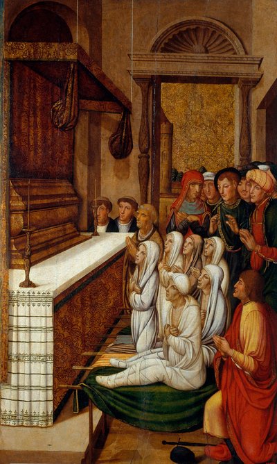 Sei resurrezioni davanti alle reliquie di Santo Stefano da Pere (c.1502 1546) Gasco