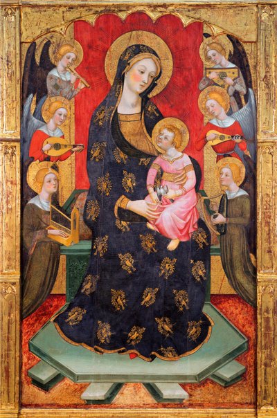 Madonna con angeli musicanti da Pere Serra