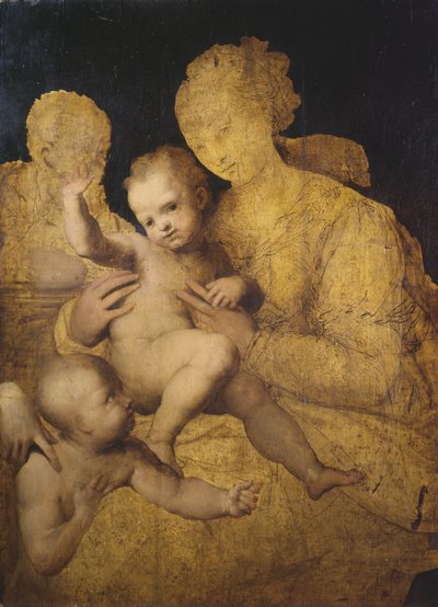Sacra Famiglia con San Giovanni Battista da Perino del Vaga