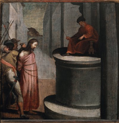 Passione di Cristo: Gesù e Ponzio Pilato da Perino del Vaga