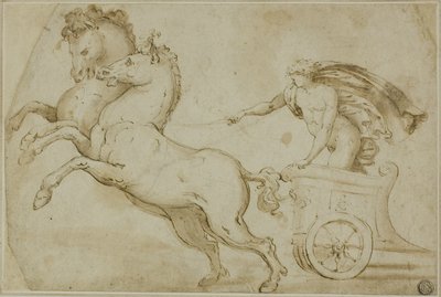 Apollo che guida il carro del sole da Perino del Vaga
