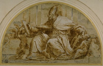 Padre della Chiesa seduto (Sant