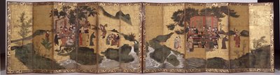 Gli Otto Immortali della Coppa di Vino, c.1600 da Period Momoyama