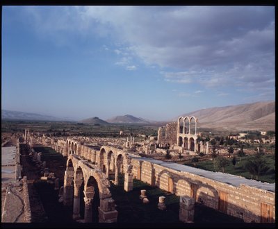 Vista della città di Anjar, 705-710 da Period Umayyad