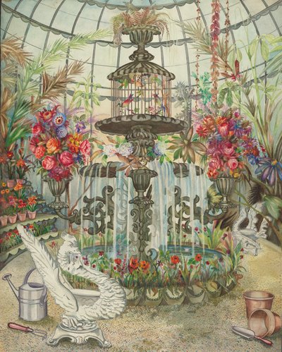 Fontana della serra, c. 1938 da Perkins Harnly