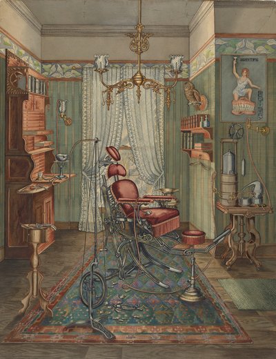 Sala operatoria del dentista da Perkins Harnly