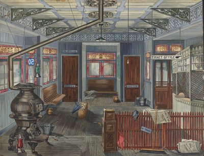Interno della Stazione El da Perkins Harnly