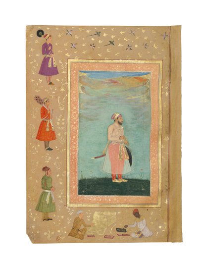 Un principe Mughal, probabilmente Shah Shuja, c.1645-50 da Persian School