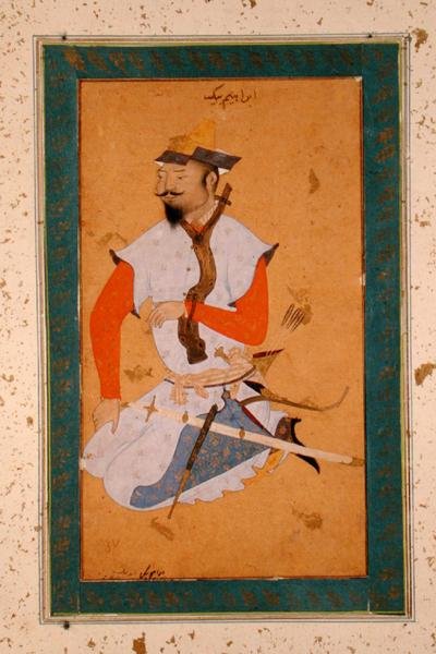 Un prigioniero turcomanno dei Moghul, dal Grande Album Clive da Persian School