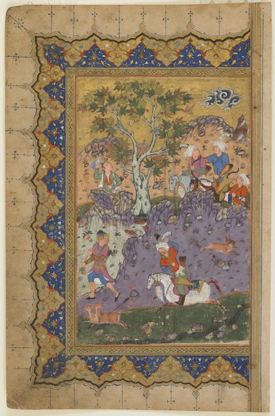 Un principe a caccia, c.1600 da Persian School