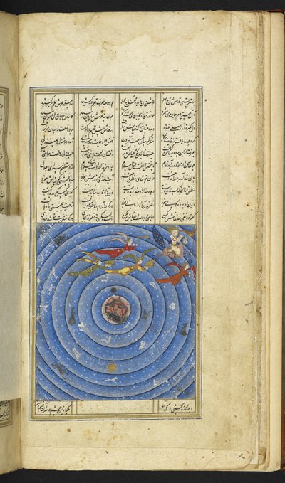 Il Profeta su Burāq guidato da Jibrā