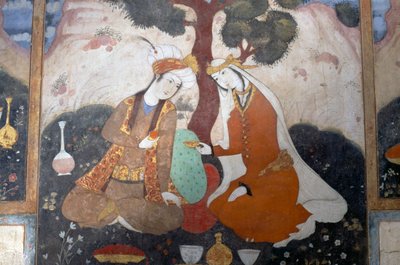 Scena di banchetto da Persian School