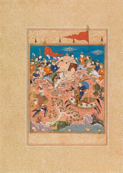 Scena di battaglia da Persian School