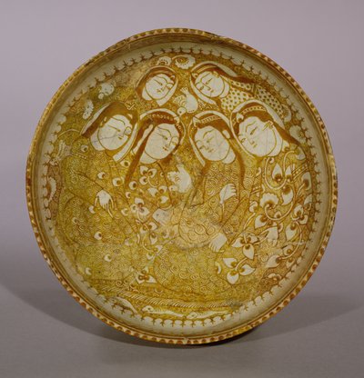 Ciotola, da Kashan, Iran, periodo Selgiuchide, 1211-12 d.C. da Persian School