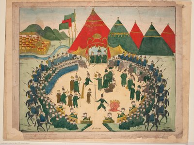 Esecuzione in presenza dello scià di Persia da Persian School