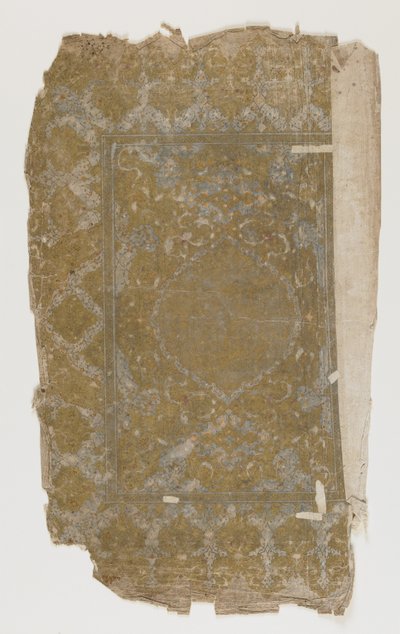 Foglio da un Rawzat al-safa da Persian School
