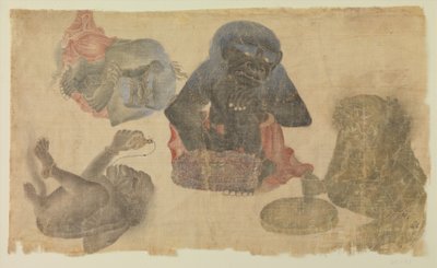 Quattro demoni prigionieri da Persian School