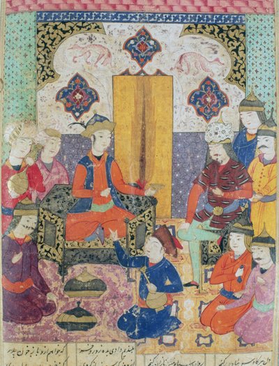 Illustrazione dallo Shahnama (Libro dei Re) di Abul-Qasim Manur Firdawsi (c.934-c.1020) 1619 da Persian School