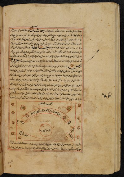 MS Or. 3623, fol. 49b Pianta della città di Tinnis, illustrazione da 