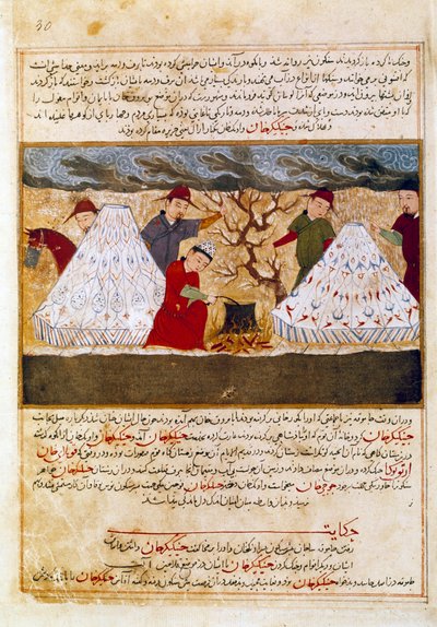 Mongoli che cucinano da Persian School