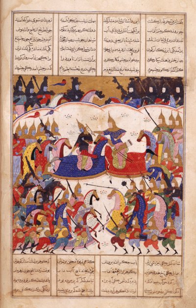 Islandar combatte i Zangis, illustrazione dalla 