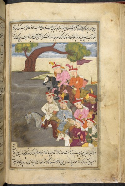 Or. 3248, f. 55v Shah Ismail e i qizilbash, dalla 