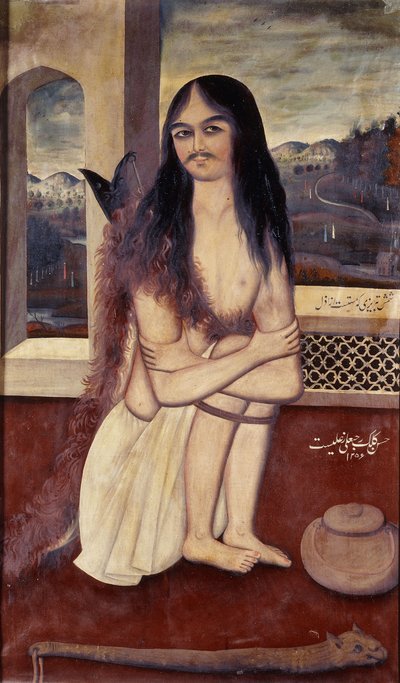 Ritratto di Shamsi Tabrizi, il Derviscio, c.1840-1 da Persian School