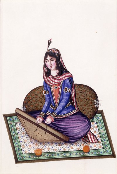 Ritratto di un musicista, XIX secolo da Persian School