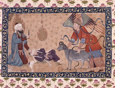Il sacrificio di Abramo da Persian School