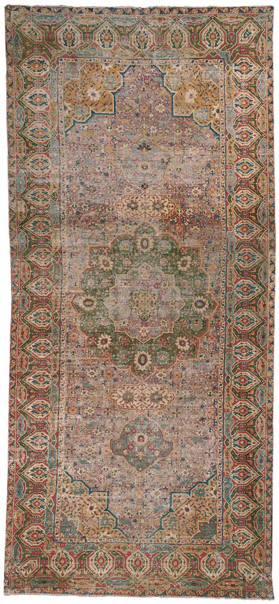 Tappeto medaglione Tabriz, Nord Ovest Persia, metà del XVI secolo da Persian School