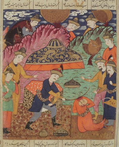 La Decapitazione di Nouzaur, illustrazione dal 