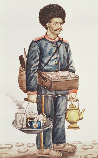 Il mercante di tè itinerante da Persian School