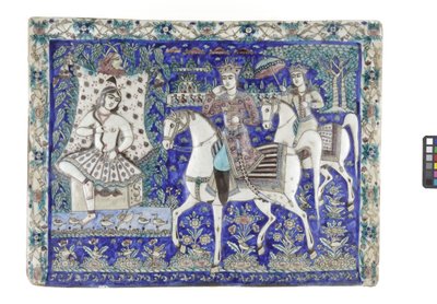 Piastrella da Teheran, XIX secolo da Persian School