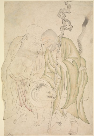 Due Lohans, c.1480 da Persian School
