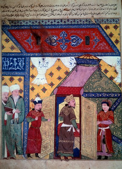 Il sovrano Ghazan da Persian School