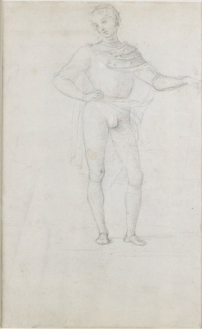 Studio per una figura in un