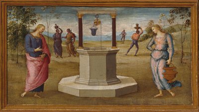 Cristo e la donna di Samaria, 1500-1505 da Perugino